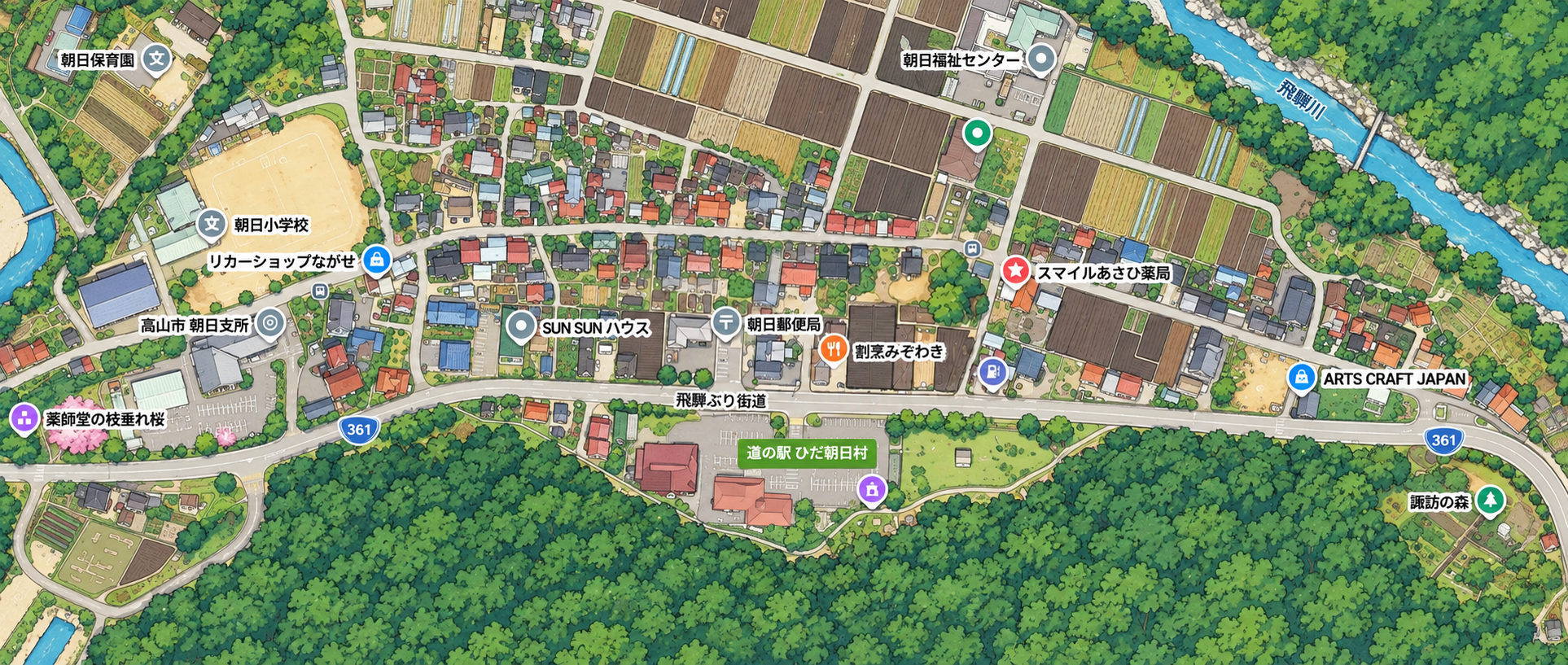 朝日地域イベントMAP